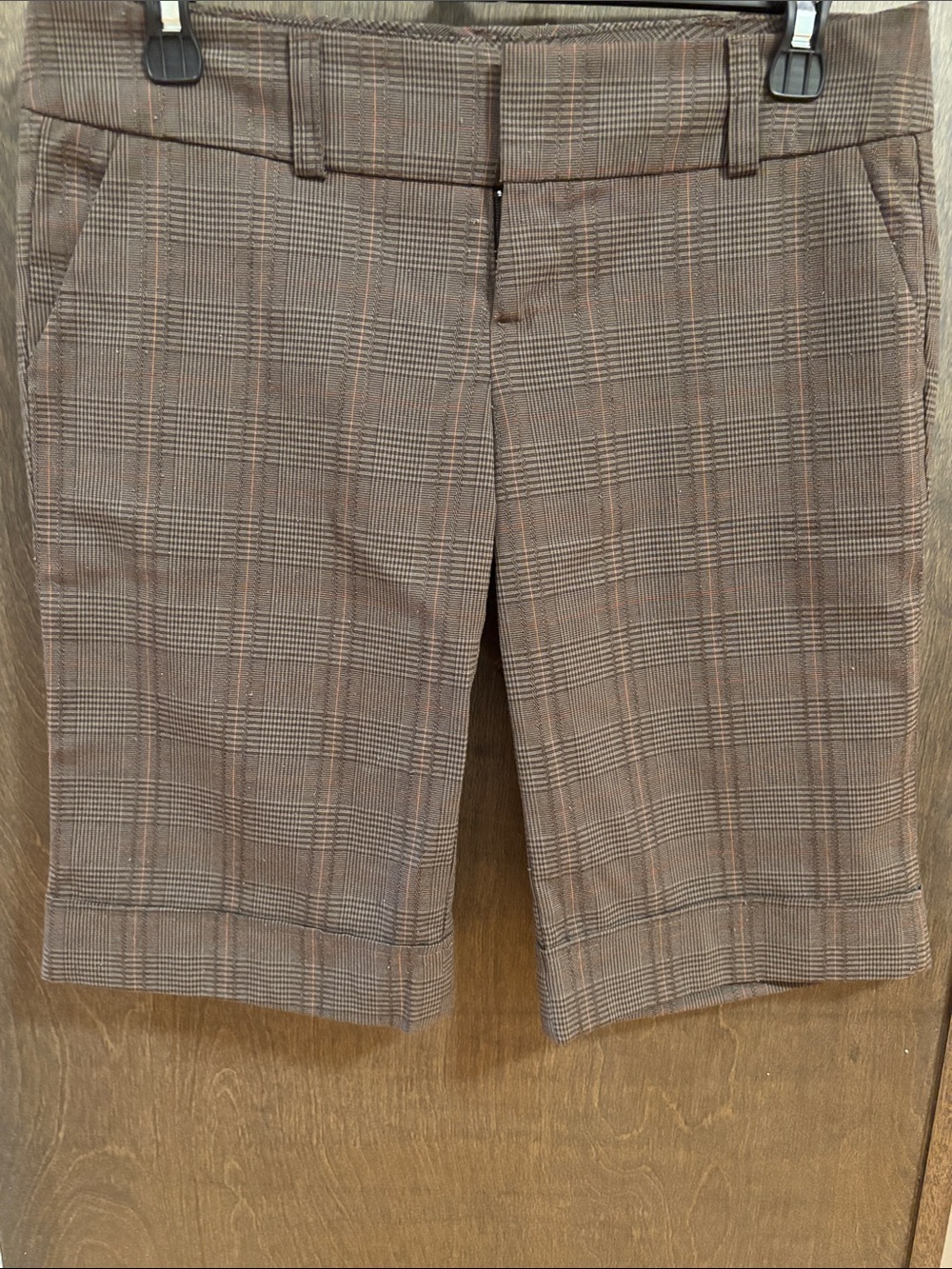 Plaid Bermuda Shorts